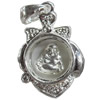 Zinc Alloy Pendant, 15x22mm, Sold by PC