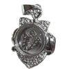 Zinc Alloy Pendant, 15x22mm, Sold by PC