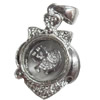 Zinc Alloy Pendant, 15x22mm, Sold by PC