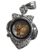 Zinc Alloy Pendant, 15x22mm, Sold by PC