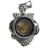 Zinc Alloy Pendant, 15x22mm, Sold by PC