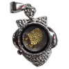 Zinc Alloy Pendant, 15x22mm, Sold by PC