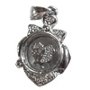 Zinc Alloy Pendant, 15x22mm, Sold by PC