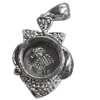 Zinc Alloy Pendant, 15x22mm, Sold by PC