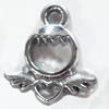 Zinc Alloy Charm/Pendant, 12x12mm, Sold by PC