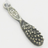 Pendant, Zinc Alloy Jewelry Findings, 6x26mm, Sold by Bag