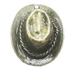 Pendant, Zinc Alloy Jewelry Findings, 23x30mm, Sold by Bag