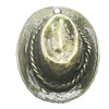 Pendant, Zinc Alloy Jewelry Findings, 23x30mm, Sold by Bag