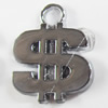 Zinc Alloy Charm/Pendant, 15x18mm, Sold by PC