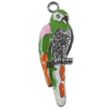 Zinc Alloy Enamel Pendant with Crystal, 18x55mm, Sold by PC