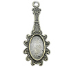 Pendant, Zinc Alloy Jewelry Findings, 15x43mm, Sold by Bag