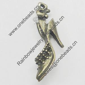 Pendant, Zinc Alloy Jewelry Findings, 5x27mm, Sold by Bag