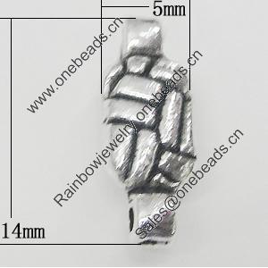 Connectors, Zinc Alloy Jewelry Findings, 5x14mm, Sold by Bag