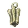 Pendant, Zinc Alloy Jewelry Findings, 7x15mm, Sold by Bag