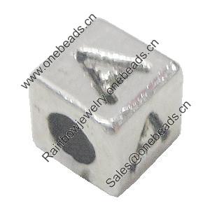 Bead, Zinc Alloy Jewelry Findings, 6mm, Sold by Bag