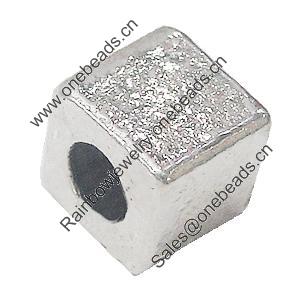 Bead, Zinc Alloy Jewelry Findings, 6mm, Sold by Bag