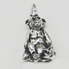 Pendant, Zinc Alloy Jewelry Findings, Animal 8x17mm, Sold by Bag