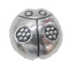 Bead, Zinc Alloy Jewelry Findings, 9mm, Sold by Bag