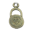 Pendant, Zinc Alloy Jewelry Findings, 10x21mm, Sold by Bag