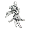 Pendant, Zinc Alloy Jewelry Findings, 15x25mm, Sold by Bag