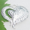 Zinc alloy Jewelry Pendant, Nickel-free & Lead-free A Grade, 45mm, Sold by PC 