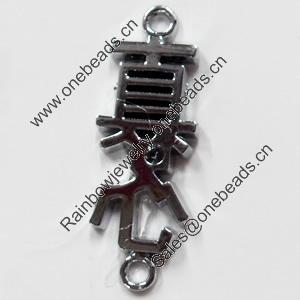 Zinc Alloy Connector, 10x32mm, Sold by PC