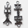Zinc Alloy Connector, 8x26mm 9x29mm, Sold by Pair