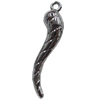 Zinc Alloy Charm/Pendant, 6x32mm, Sold by PC