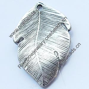 Pendant, Zinc Alloy Jewelry Findings, 15x22mm, Sold by Bag