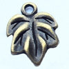 Pendant, Zinc Alloy Jewelry Findings, 11x15mm, Sold by Bag