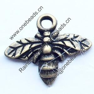 Pendant, Zinc Alloy Jewelry Findings, 16x13mm, Sold by Bag
