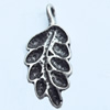 Pendant, Zinc Alloy Jewelry Findings, 10x22mm, Sold by Bag