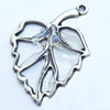 Pendant, Zinc Alloy Jewelry Findings, 19x26mm, Sold by Bag