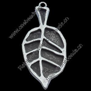 Pendant, Zinc Alloy Jewelry Findings, 16x35mm, Sold by Bag