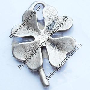 Pendant, Zinc Alloy Jewelry Findings, 17x24mm, Sold by Bag