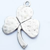 Pendant, Zinc Alloy Jewelry Findings, 21x28mm, Sold by Bag