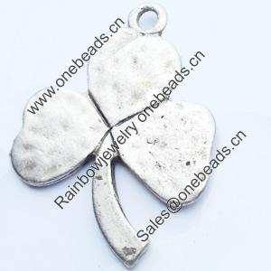 Pendant, Zinc Alloy Jewelry Findings, 21x28mm, Sold by Bag