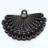 Pendant, Zinc Alloy Jewelry Findings, 26x18mm, Sold by Bag
