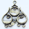 Pendant, Zinc Alloy Jewelry Findings, 24x30mm, Sold by Bag