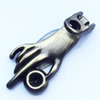 Pendant, Zinc Alloy Jewelry Findings, 14x35mm, Sold by Bag