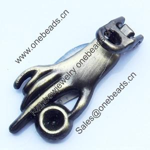 Pendant, Zinc Alloy Jewelry Findings, 14x35mm, Sold by Bag