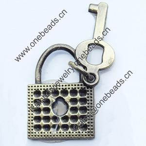 Pendant, Zinc Alloy Jewelry Findings, 20x27mm, Sold by Bag