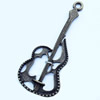 Pendant, Zinc Alloy Jewelry Findings, 27x64mm, Sold by Bag