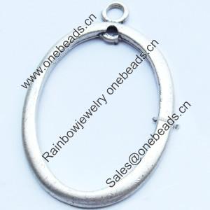 Pendant, Zinc Alloy Jewelry Findings, 29x43mm, Sold by Bag