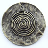 Pendant, Zinc Alloy Jewelry Findings, 36mm, Sold by Bag