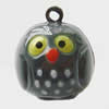 Brass Enamel Small Bell Charm, Lead-free 20x18.5x17mm, Hole:about 2.5mm, Sold by PC