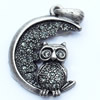 Pendant, Zinc Alloy Jewelry Findings, 23x29mm, Sold by Bag