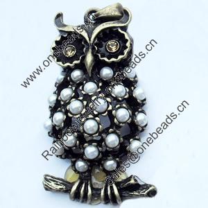 Pendant, Zinc Alloy Jewelry Findings, 23x45mm, Sold by Bag