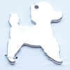 Pendant, Zinc Alloy Jewelry Findings, 26x34mm, Sold by Bag