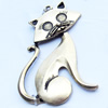 Pendant, Zinc Alloy Jewelry Findings, 32x48mm, Sold by Bag